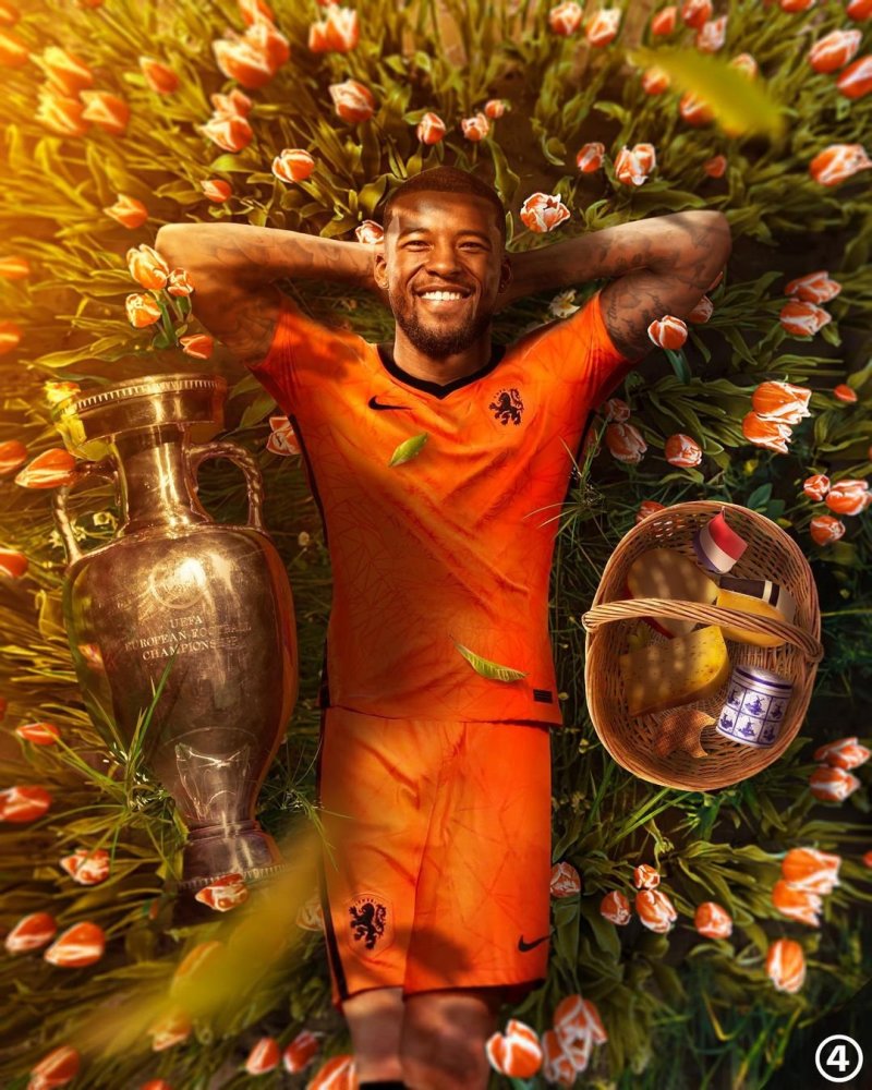 橙色风暴!荷兰3连胜创欧洲杯纪录,3-0缔造86年队史神迹!_腾讯新闻