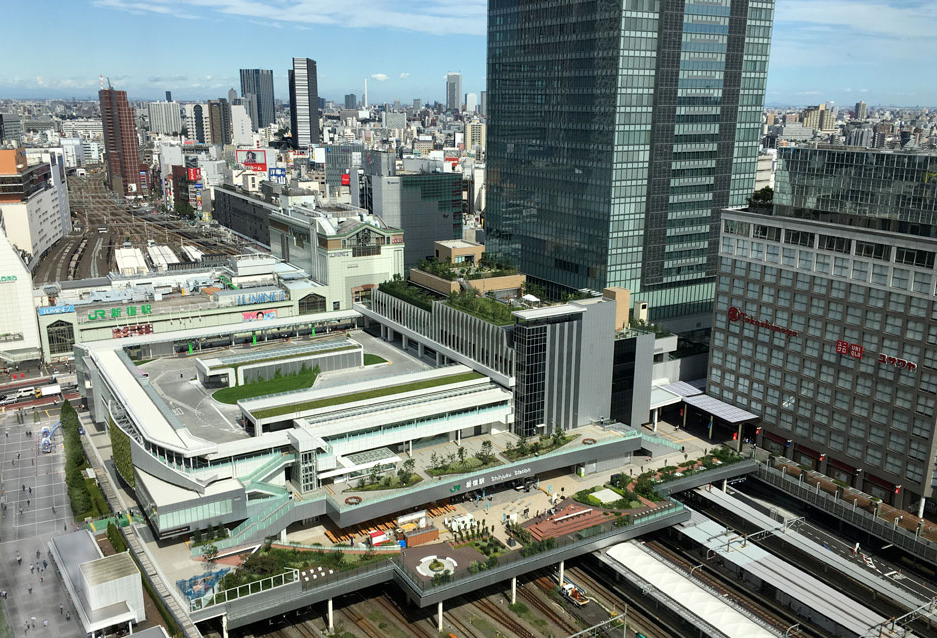 围绕东京新宿站延伸出的商业区,是日本tod项目中最具有代表性的.