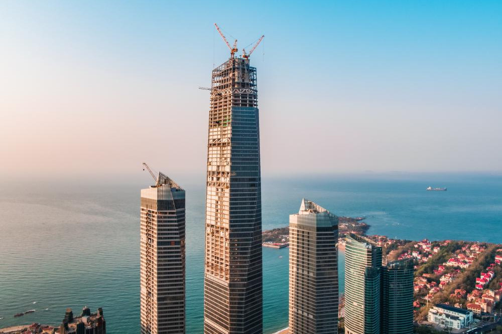 山东又添新地标,总投资137亿元,高369米,成青岛第一高楼