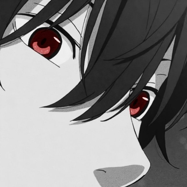 黑白动漫男头|野王专属必备|头像|黑白|动漫