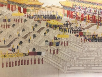 英国画家笔下的同治皇帝大婚—迎亲队伍