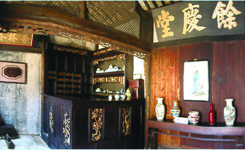 清乾隆晚期祠堂的代表作,浙江省兰溪市余庆堂