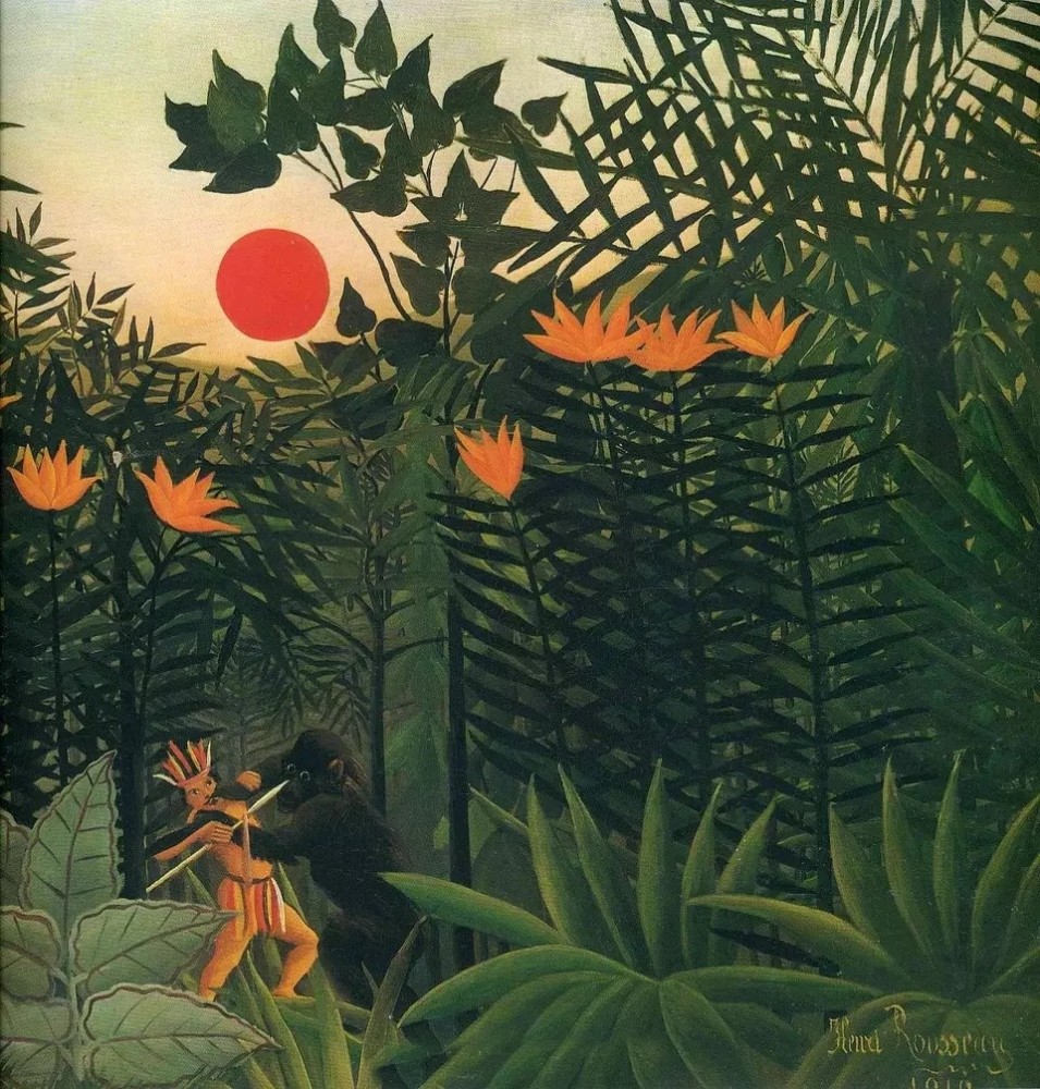 法国印象派画家亨利·卢梭作品欣赏_腾讯新闻