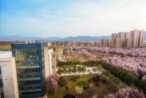 高校招生季西安石油大学校园风光