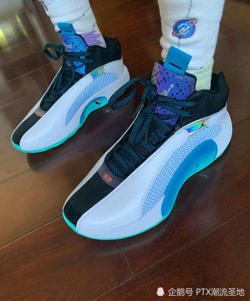 谁说aj正代没有性价比这双aj35湖水绿颜值性能均在线