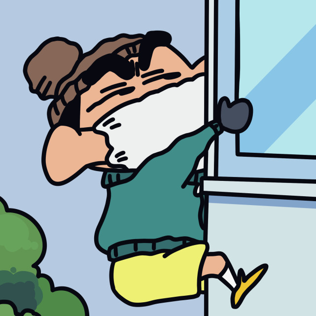 蜡笔小新头像沉迷于小新的可爱无法自拔