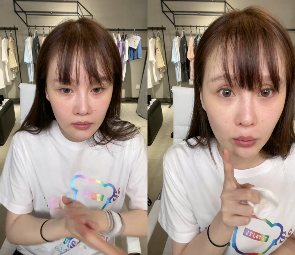 赵本山女儿小球球罕见素颜无滤镜直播,真实颜值可以打多少分?