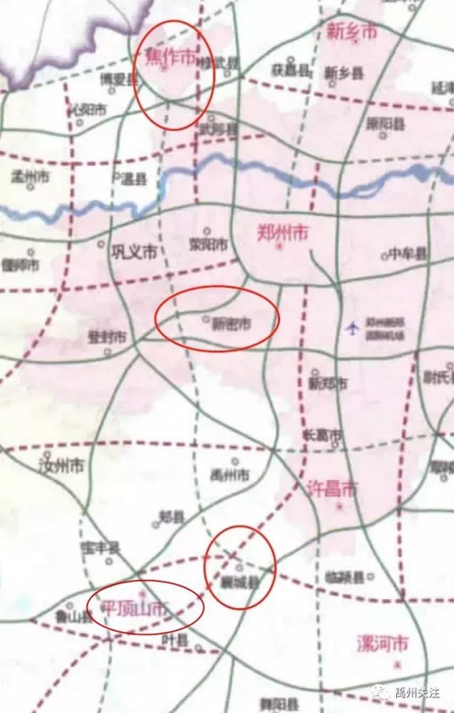 确定焦平高速禹州市神垕互通