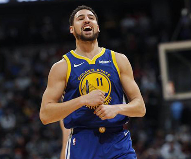 恭喜勇士队!汤普森伤势已经痊愈,开始有球训练,这样的感觉真好