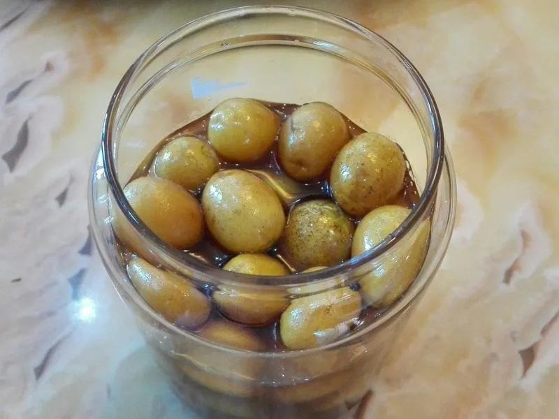 3.存放十多天就能泡水喝了.2.