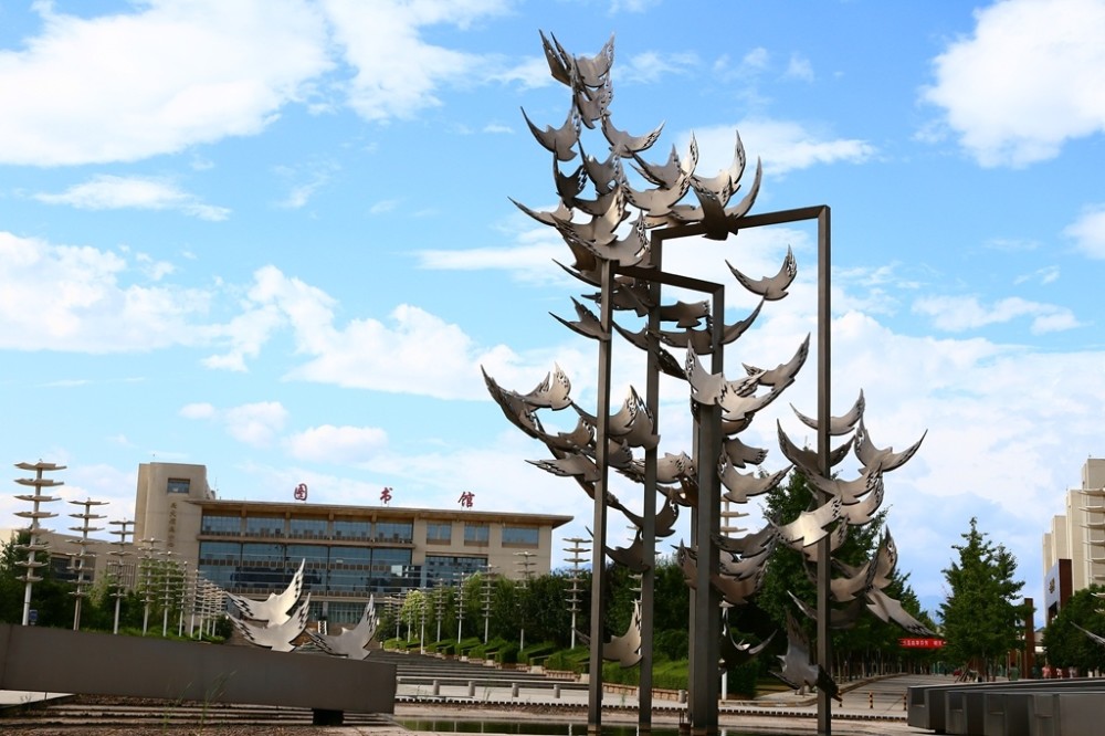 高校招生季西安邮电大学校园风光