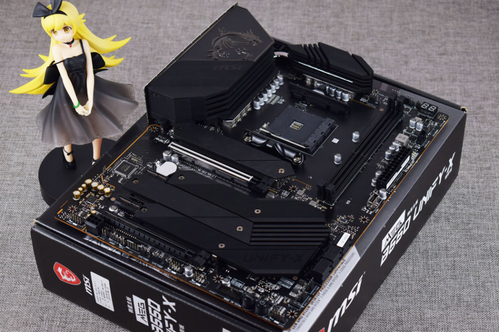 储存超频两不误msi微星b550unifyx暗影主板开箱试玩