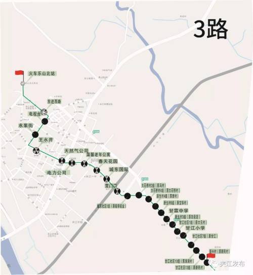 7月1日起夹江公交线路优化调整
