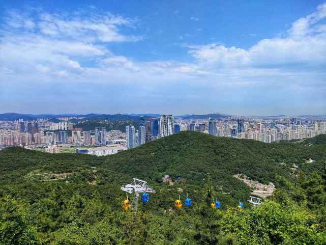 莲花山观景台视野太好了