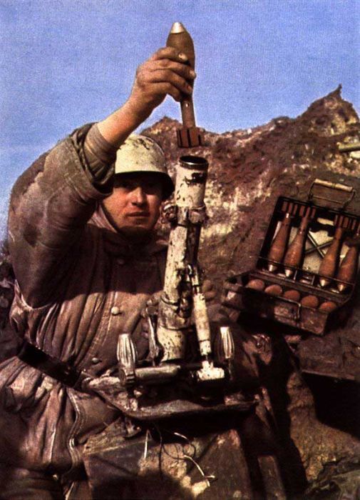 二战老照片 德国军队里的炮兵_腾讯新闻