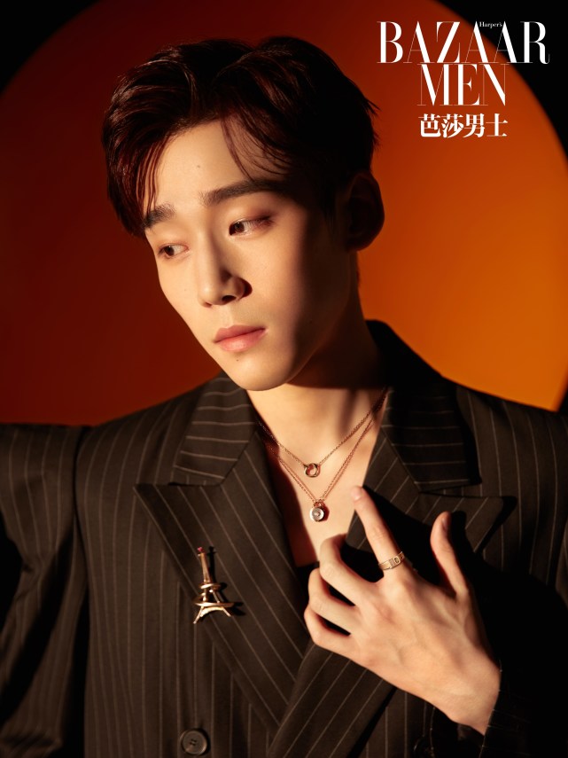 谢兴阳时尚大片来袭 廓形西装彰显少年英气