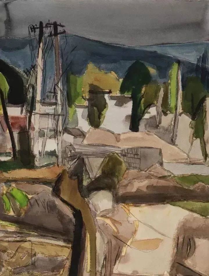 鉴赏周刚中国水彩画已能立足于世界