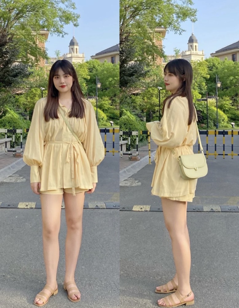 适合微胖女生的连衣裙,穿对了视觉上显瘦10斤,清爽优雅又显瘦