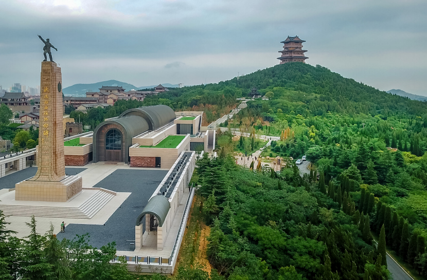 枣庄市铁道游击队纪念馆全景.图/枣庄日报