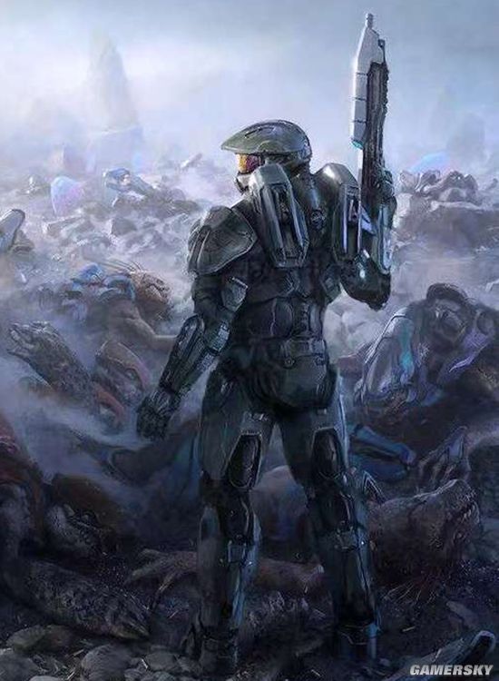 脸都不要了某国产科幻电影海报人物造型酷似光环士官长