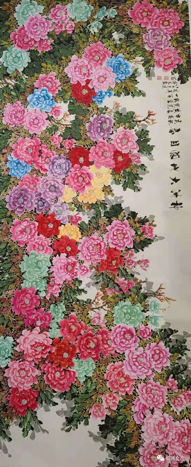 国画丨昭通画家许家盛三幅作品庆祝建党100周年