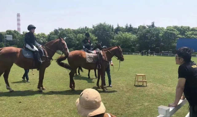 邹市明陪儿子骑马被偶遇,11岁邹明轩帮爸爸和粉丝拍照,乖巧懂事