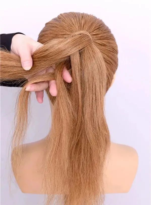 夏日必备超减龄的高马尾鱼骨辫