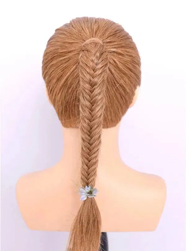 夏日必备—超减龄的高马尾鱼骨辫_腾讯新闻