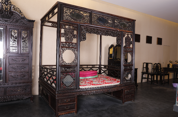 奢华的古代"婚床"_腾讯新闻