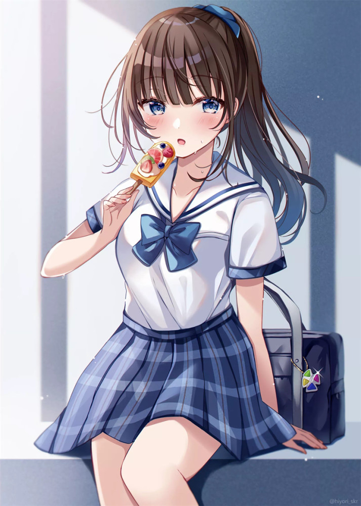 二次元动漫壁纸如微微清风拂面般的窈窕伊人