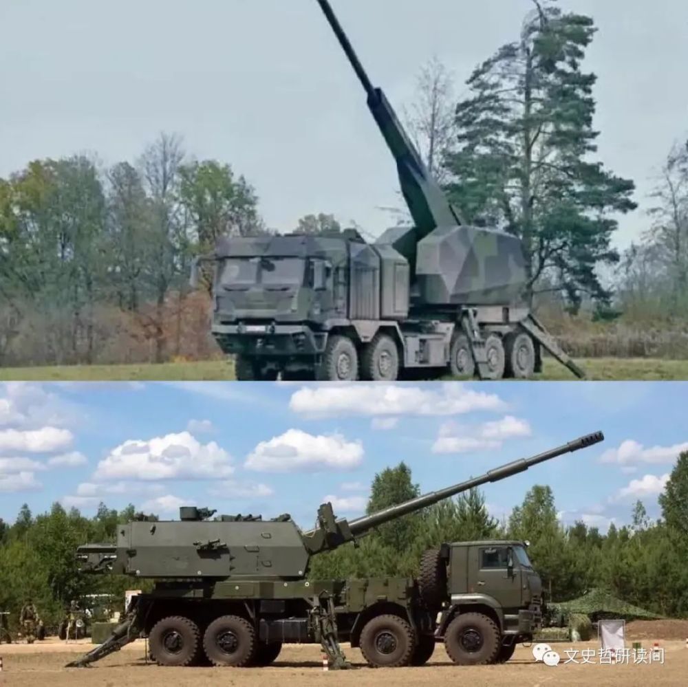 世界军用拖车系列一一二德国hx3新型卡车炮竟然比59式坦克还重