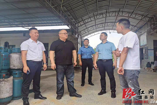 道县李林到蚣坝镇检查安全生产工作