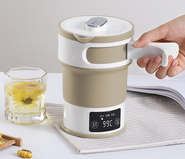 外出用它更安全生活元素折叠水壶可烧水可保温