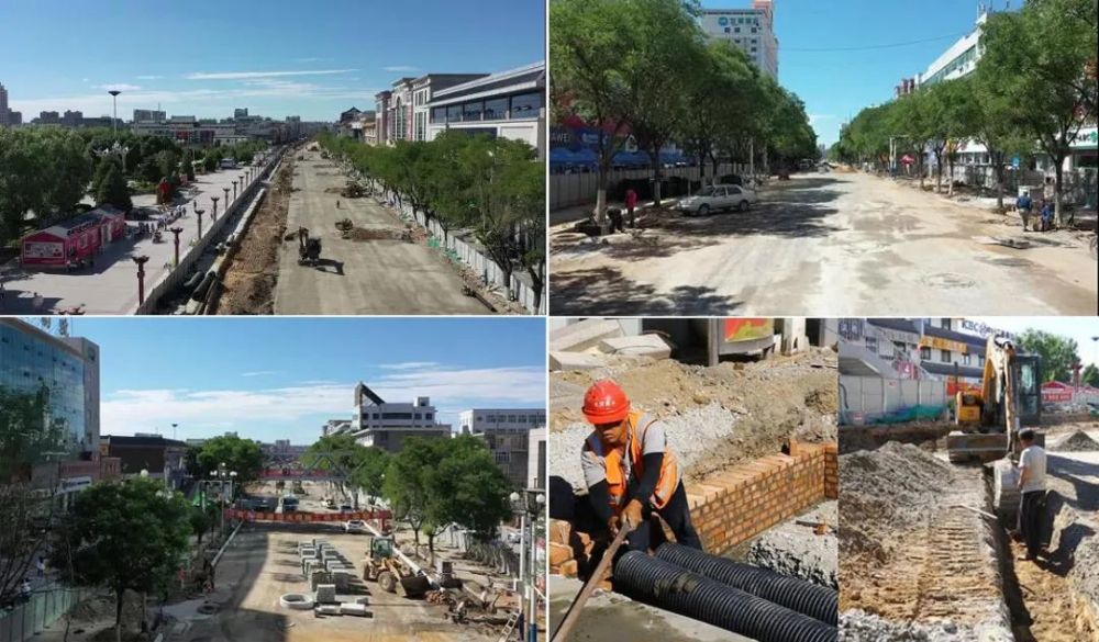 榆林二街新建路改造进入倒计时主车道预计6月30日前通行