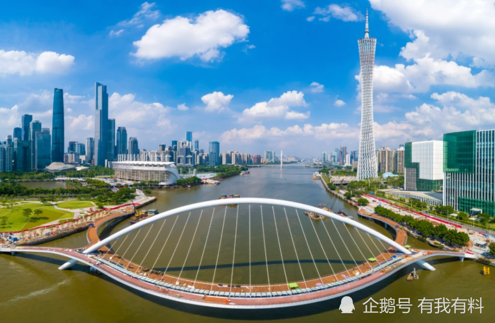 定了珠江人行景观桥要正式通行了