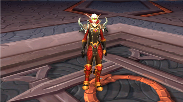 魔兽世界91盟约新坐骑温西尔飞天石裔魔霸气十足