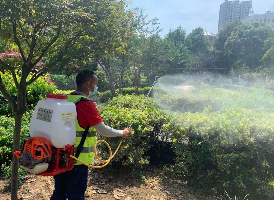 注意啦经开区正在开展蚊虫消杀工作