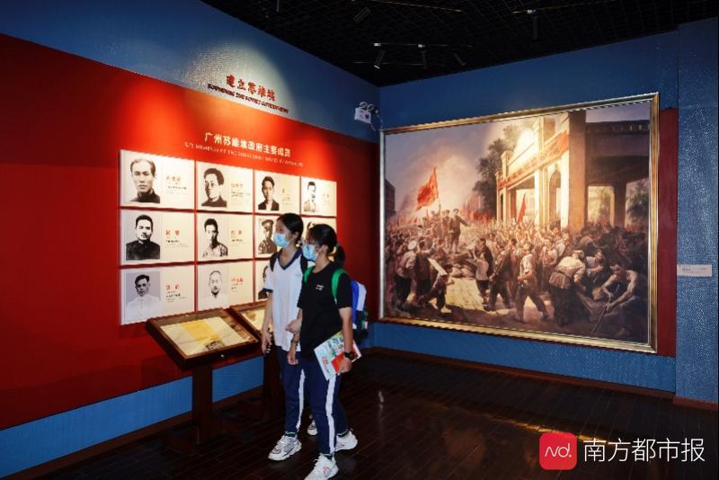红布带演绎广州起义精神广州起义纪念馆基本陈列升级亮相
