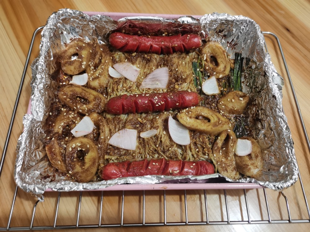 烤箱版懒人烧烤简单的食材给你味觉上的享受