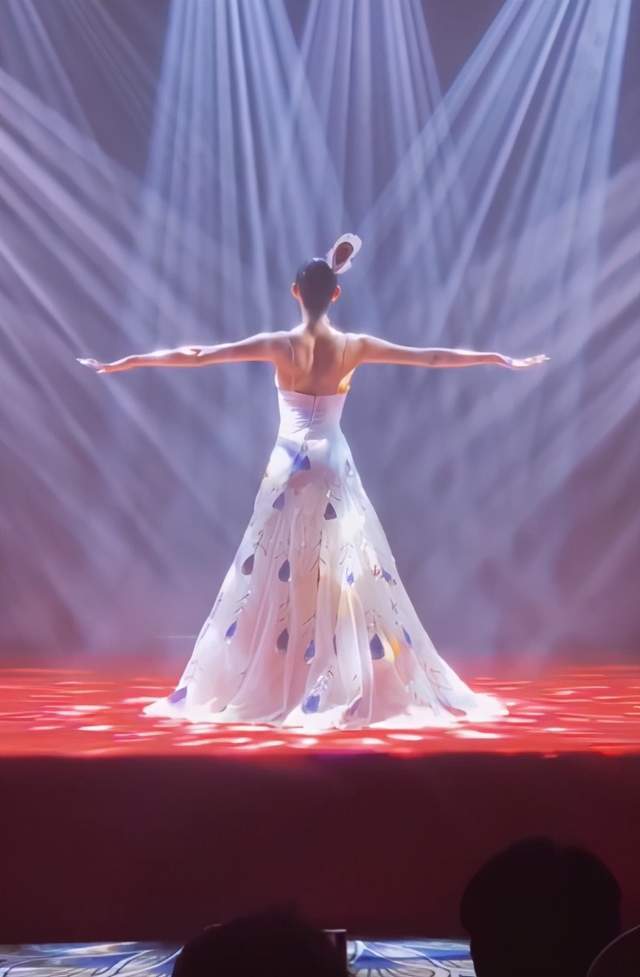 杨丽萍侄女表演孔雀舞身高超1米8舞姿曼妙被网友认错惹尴尬