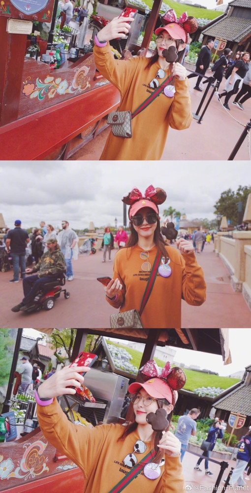 快来看各大女明星迪士尼穿搭赵露思鞠婧祎徐璐