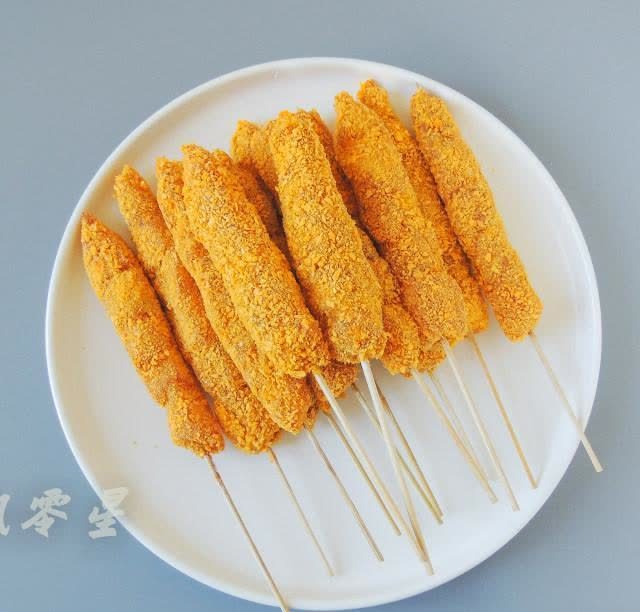 脆皮棒棒鸡鸡肉鲜嫩表皮金黄酥脆