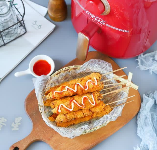 脆皮棒棒鸡鸡肉鲜嫩表皮金黄酥脆