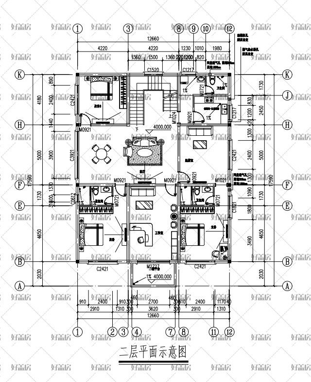 农村建房地基打桩图