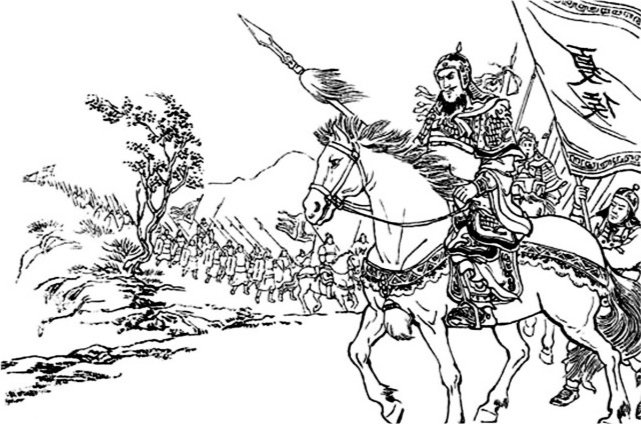 夏侯惇是曹操的堂弟,而族弟夏侯渊与曹操共娶了丁氏姐妹,也让夏侯惇与