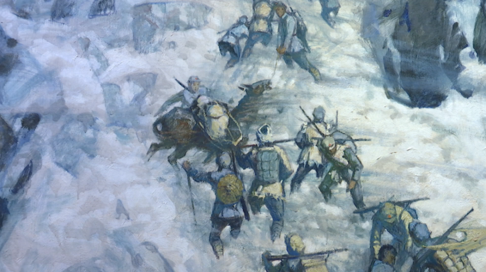 百年党史红色记忆红军翻越夹金山