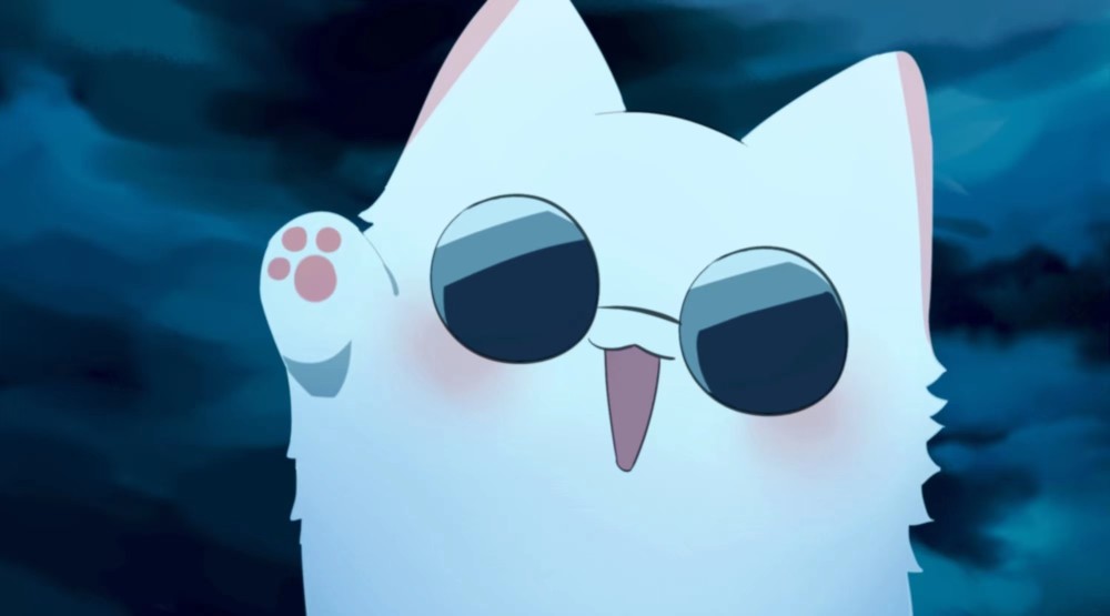 假如五条悟以猫咪的形态出现,也看起来好违和感,或许这就是画师的功力