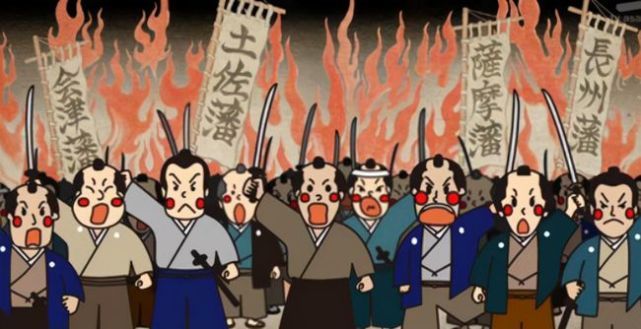 是外来思想带来的冲击,也或许是部分有识之士的觉醒;总之,以萨摩,土佐