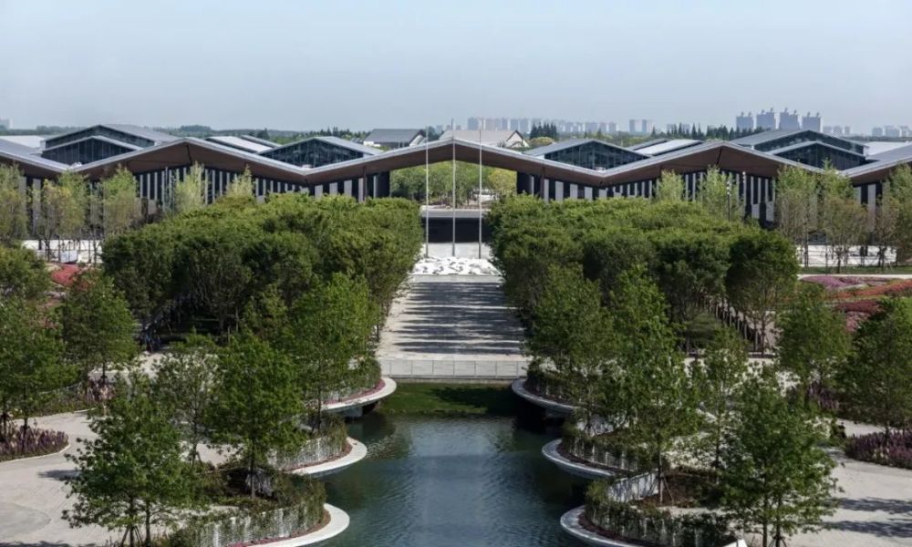 大型公共建筑设计上海第十届中国花博会复兴馆案例