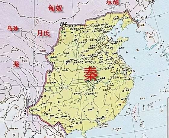 秦孝公时期地图全图图片